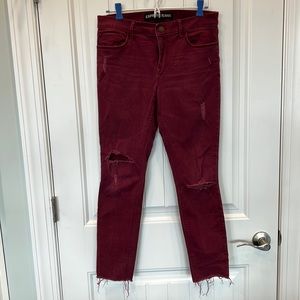 Maroon Express jeans size 6